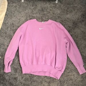 Nike Women's Lavender Crew Neck Sweater